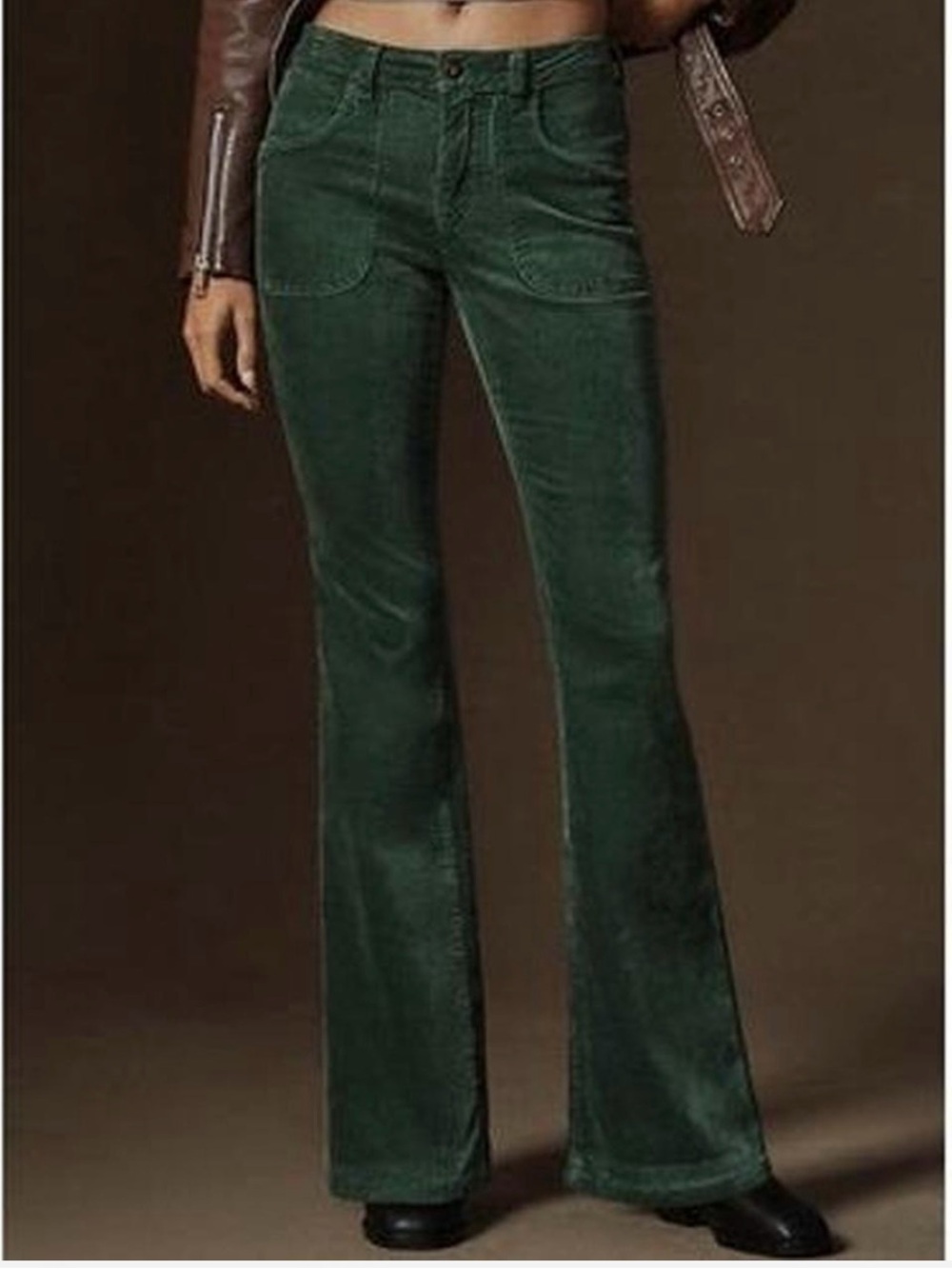Pilcro Anthropologie Women’s Icon Low Rise Corduroy Flare Pants
